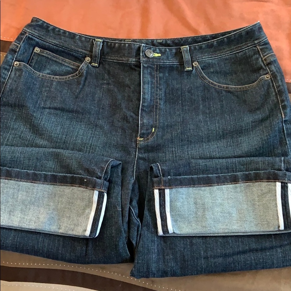 Talbots 16 petite denim Capri